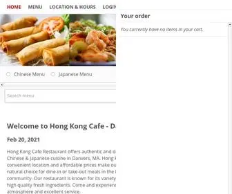 Hongkongcafemaple.com(Order Chinese & Sushi online from Hong Kong Cafe) Screenshot