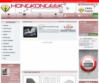 Hongkongeek.com(High-tech products and accessories for notepads, smartphones, consoles) Screenshot