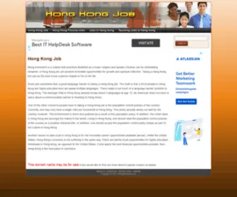 Hongkongjob.com(Hong Kong Job) Screenshot