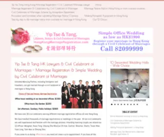 Hongkongmarriageregistration.com(Hongkongmarriageregistration) Screenshot