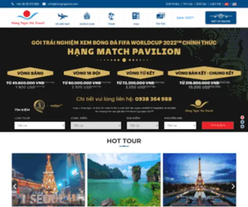 Hongngocha.com(Hong Ngoc Ha Travel) Screenshot