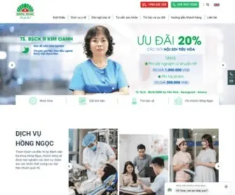 Hongngochospital.vn(Hồng Ngọc Hospital) Screenshot