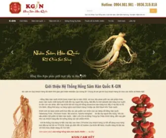 Hongsamhanquoc.net(Hồng sâm Hàn Quốc) Screenshot