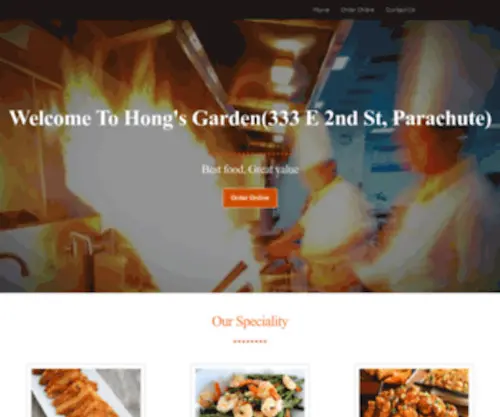Hongsgardencotogo.com(Hong's Garden) Screenshot