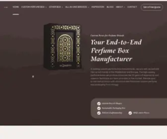 Hongyigd.com(Custom Perfume Box Manufacturer) Screenshot