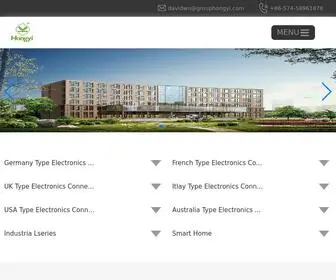 Hongyitechgroup.com(Ningbo Hongyi Electronics Technology Co) Screenshot