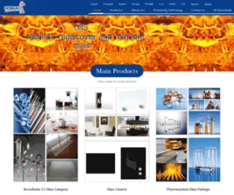 Honhai-Glass.com(HonHai Industrial Group) Screenshot