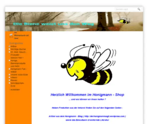 Honigmann-Shop.de(Honigmann Shop) Screenshot