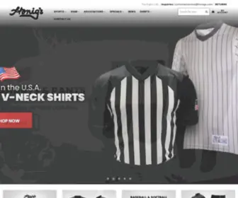 Honigs.com(Honig's Gear for Sports Officials) Screenshot