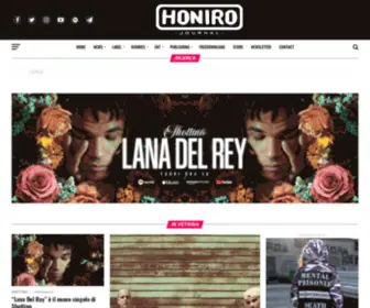 Honiro.it(Blog News Articoli Rap ed Hip Hop Italiano) Screenshot