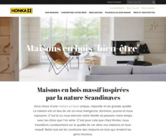 Honka.fr(Maisons en bois massif) Screenshot