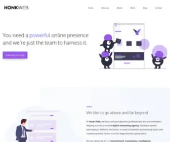 Honkweb.com(Honk Web) Screenshot