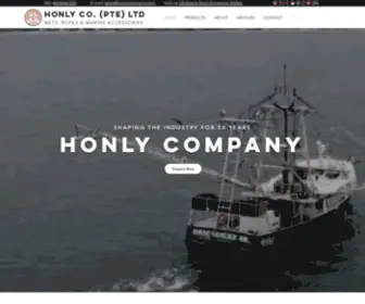 Honlycompany.com((Pte) Ltd) Screenshot