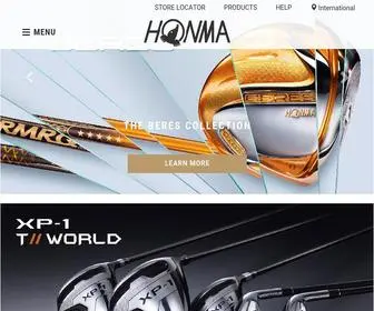 Honmagolf.com(Honma Golf) Screenshot