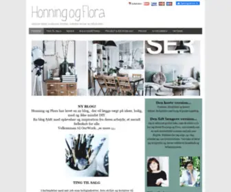 Honningogflora.dk(Honning og Flora) Screenshot