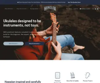 Honoluaukuleles.com(Honolua Ukuleles) Screenshot