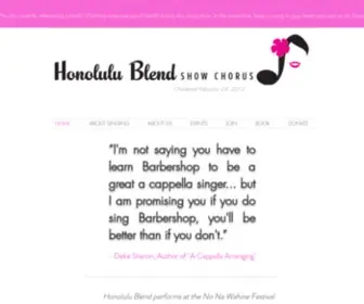 Honolulublend.org(Acapella Chorus) Screenshot