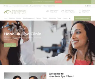 Honolulueyeclinic.com(Our office) Screenshot