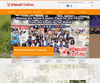 Honolulufestival.com(Honolulu Festival) Screenshot