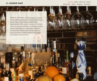 Honorbar.com(The Honor Bar) Screenshot