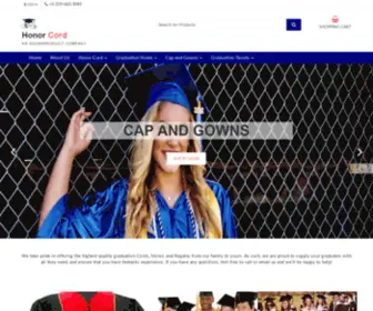 Honorcord.com(Wholesale Graduation Products) Screenshot