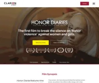 Honordiaries.com(Honor Diaries) Screenshot