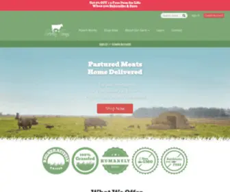 Honoredprairie.com(Grass-fed Beef) Screenshot