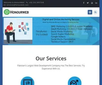 Honourweb.com(Website Designing Services) Screenshot
