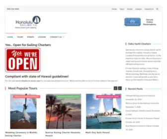 Honsail.com(Sailing and Snorkeling Charters in Honolulu) Screenshot