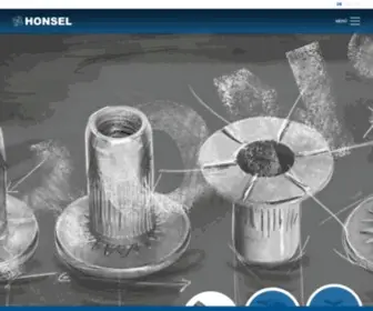 Honsel.de(Die Kunst der Befestigung) Screenshot