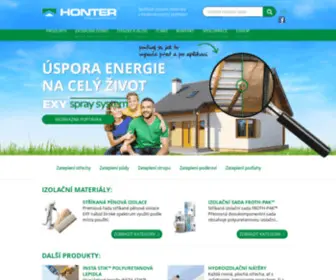 Honter.cz(Izolace stříkanou pěnou) Screenshot