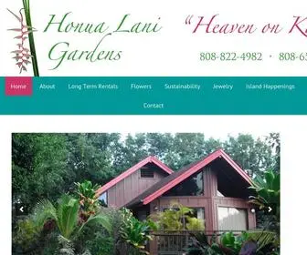 Honualani.com(Pinetop Cabins) Screenshot