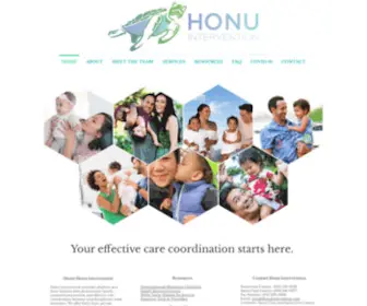 Honuintervention.com(Early Intervention and ABA Therapy) Screenshot