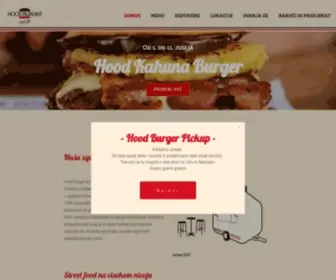 Hoodburger.si(Hood Burger) Screenshot