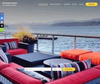 Hoodcanalresort.com(Hood Canal Resort in Union) Screenshot