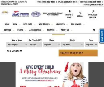 Hoodchevy.com Screenshot