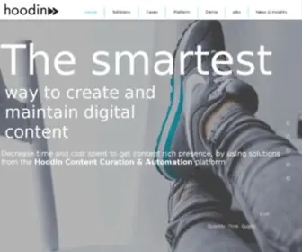 Hoodin.com(Content monitoring for smarter research & insights) Screenshot