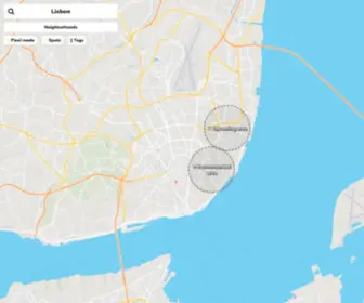 Hoodmaps.com(Lisbon Neighborhood Map) Screenshot