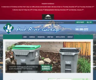 Hoodrivergarbage.com(Hood River Garbage) Screenshot