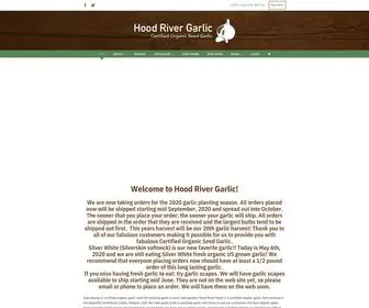 Hoodrivergarlic.com(Hood River Organic Seed Garlic) Screenshot