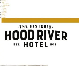 Hoodriverhotel.com(Historic Hood River Hotel) Screenshot