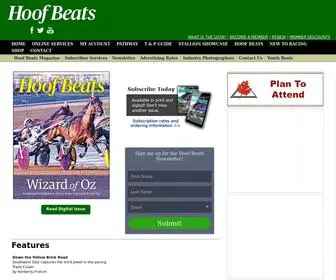 Hoofbeatsmagazine.com(Hoof Beats Magazine) Screenshot