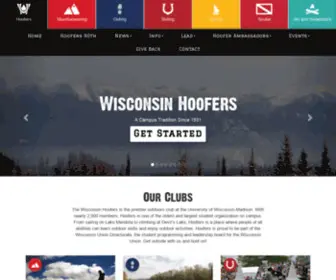 Hoofers.org(Wisconsin Hoofers) Screenshot