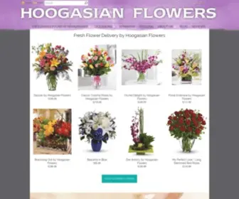 Hoogasian.com(San Francisco Florist) Screenshot