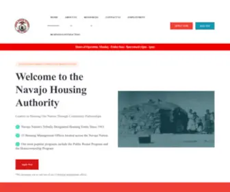 Hooghan.org(Navajo Housing Authority) Screenshot