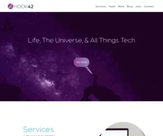 Hook42.com(Hook 42 SF Bay Area Drupal Experts and WordPress Experts) Screenshot