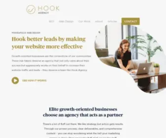 Hookagency.com(Construction Marketing) Screenshot