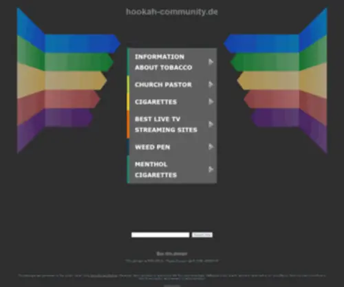 Hookah-Community.de(Main Page) Screenshot