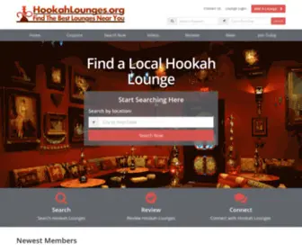 Hookahlounges.org(Hookah Lounge Directory) Screenshot