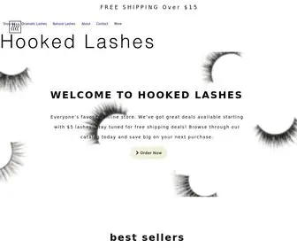 Hookedlashes.net(Hooked Lashes) Screenshot